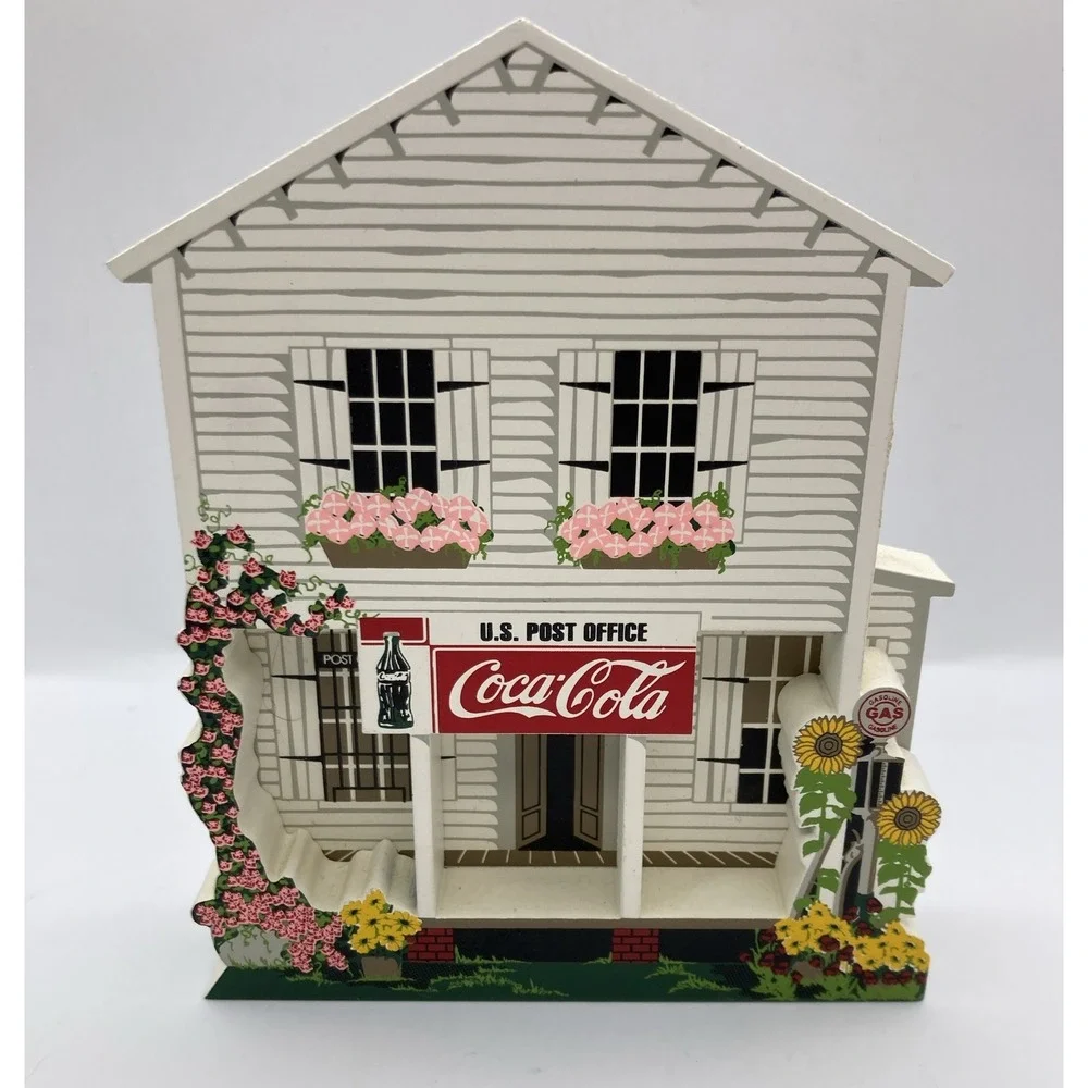 Shelia s Mini House Accessory - Post Office General Store w Coca Cola Sign W/Box